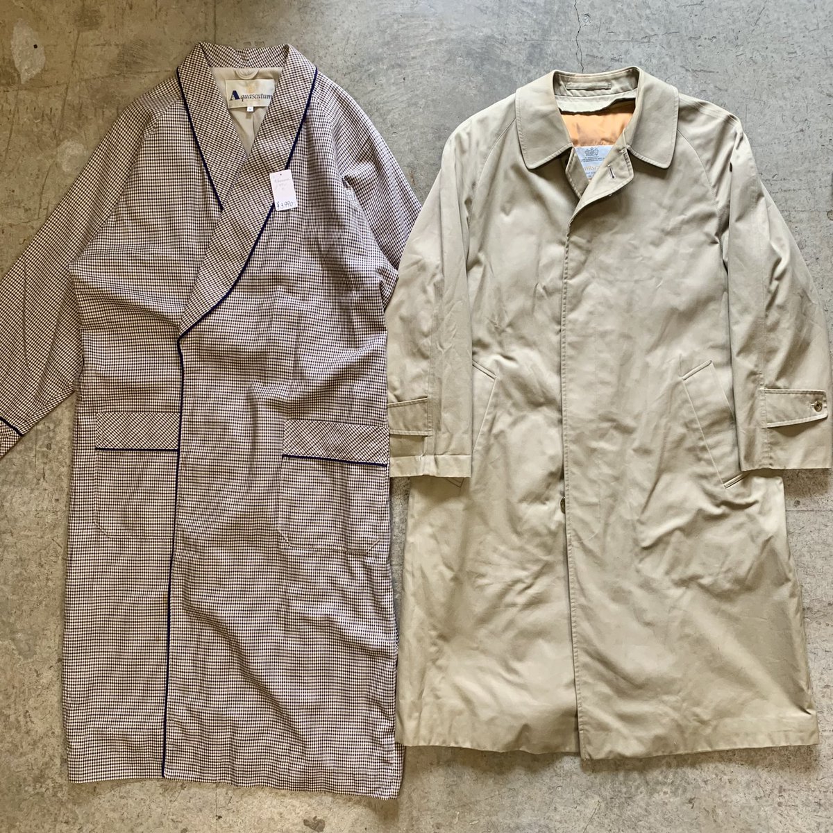 GASLAMPSQUARE_2's tweet image. 🇬🇧#aquascutum #アクアスキュータム #britishstyle 🇬🇧
アクアスキュータムのガウン、バルマカンコート☝︎
バーバリーよりシックでどこか荘厳な印象です✴︎
.
#gaslampsquare下北沢店
#ガスランプスクエア下北沢店
#ガスランプスクエア
#下北沢
#下北沢古着
#下北沢古着屋
#usedclothing