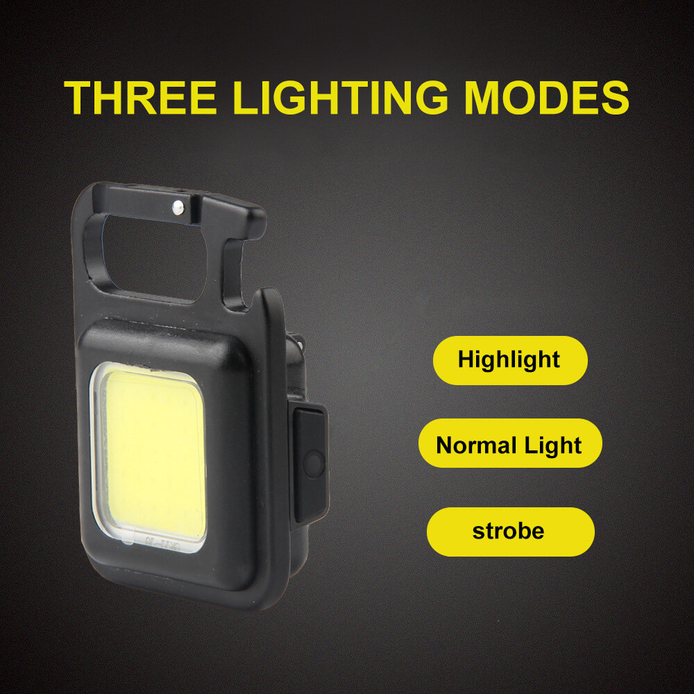 Meryoneeyewear's tweet image. The compact body does not lack powerful performance. The Aent cob keychain work light has 30 high-brightness COB lamp beads, which can release a light source with a brightness of up to 500 lumens, which can provide great help when you work at night. #keychainlight #meryone