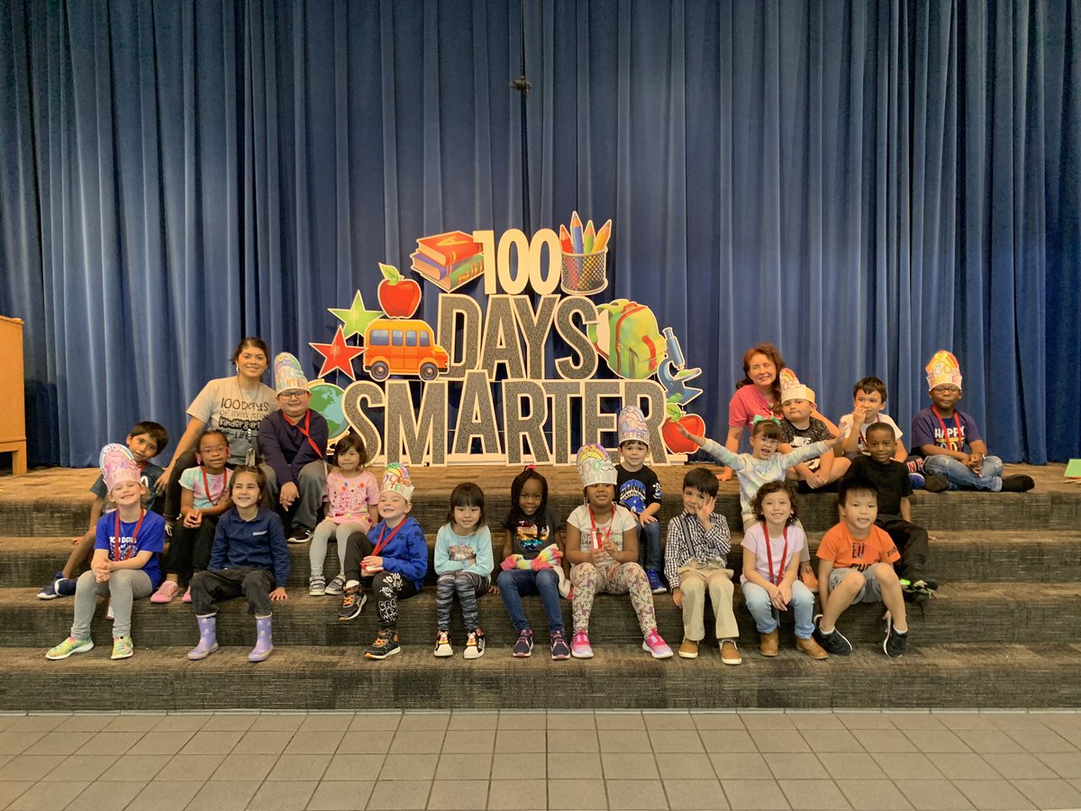We made it to the 100th day of school! Yay! <a href="/CFISDHolmsley/">Holmsley Elementary</a> #100thdayofschool