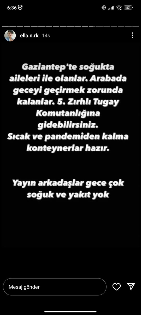 Antepte soğukta kalanlar 5 zırhlı turgay  komutanlığına gidebilir içeri alıyorlar sıcak ve yemek tedarik ediliyor#deprem #gaziantepdeprem