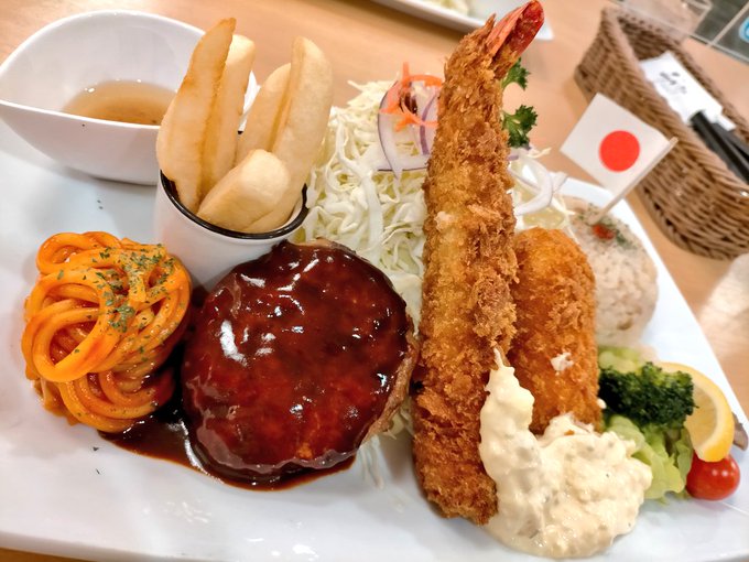 今日は郡山でめっしー
大人のお子様ランチ 