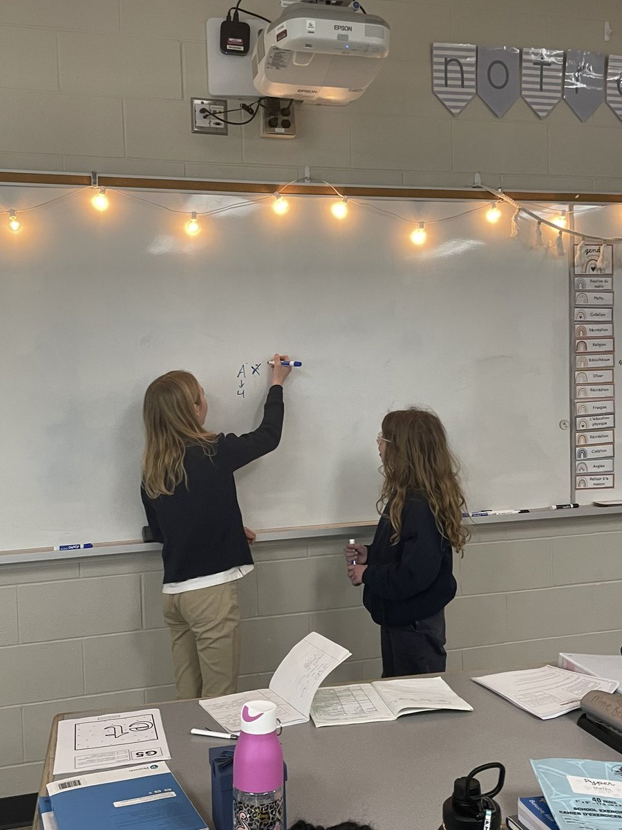 Meet Mademoiselle Identité, M. Commutatif, Mademoiselle Associative, et M. Distributif- our guest enseignants teaching us what they know about each of the properties of operations! 👨🏻‍🏫👩🏻‍🏫

And on a two minute timer!😅

Bravo, my gems!!👏🏼