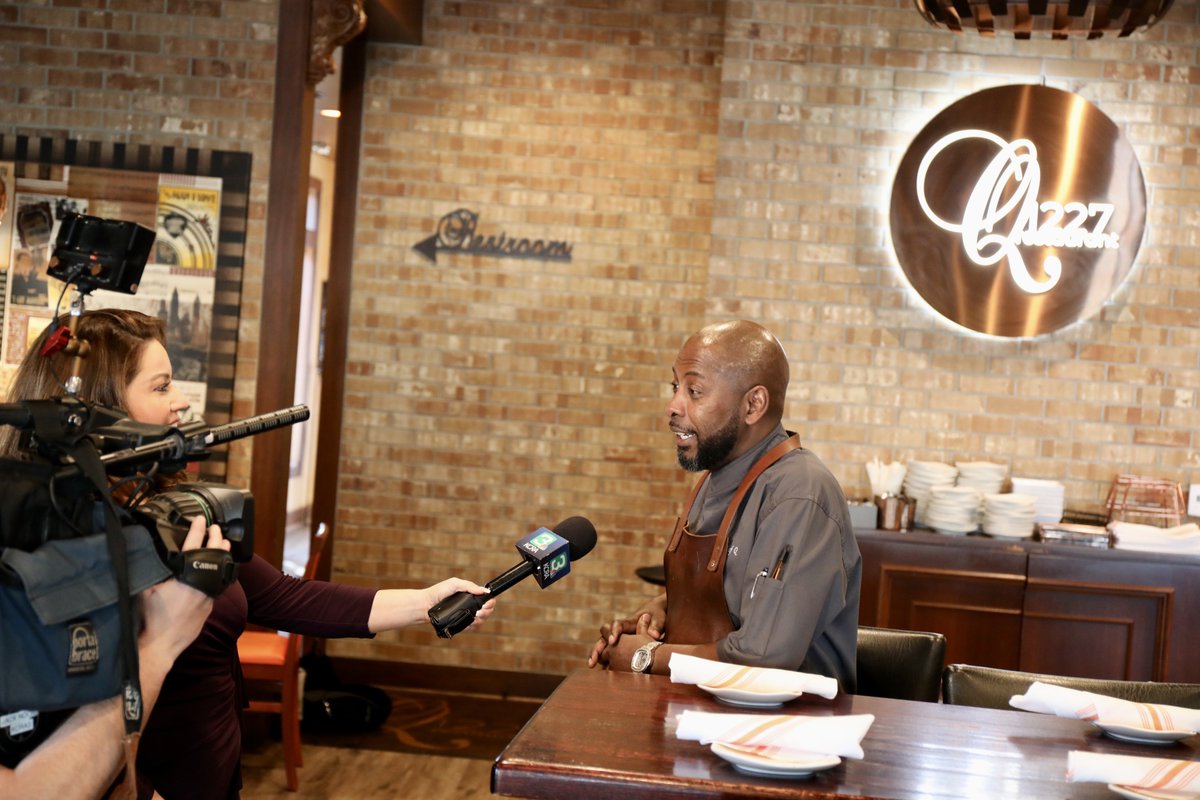 Q1227Restaurant's tweet photo. Check out Chef Q tomorrow at 9am & 12Noon on @kcranews ! He will be featured on @tvlisagonzales Fark to Fork Friday Segment! ๐๐ฝ https://t.co/rJjfRtWWF3