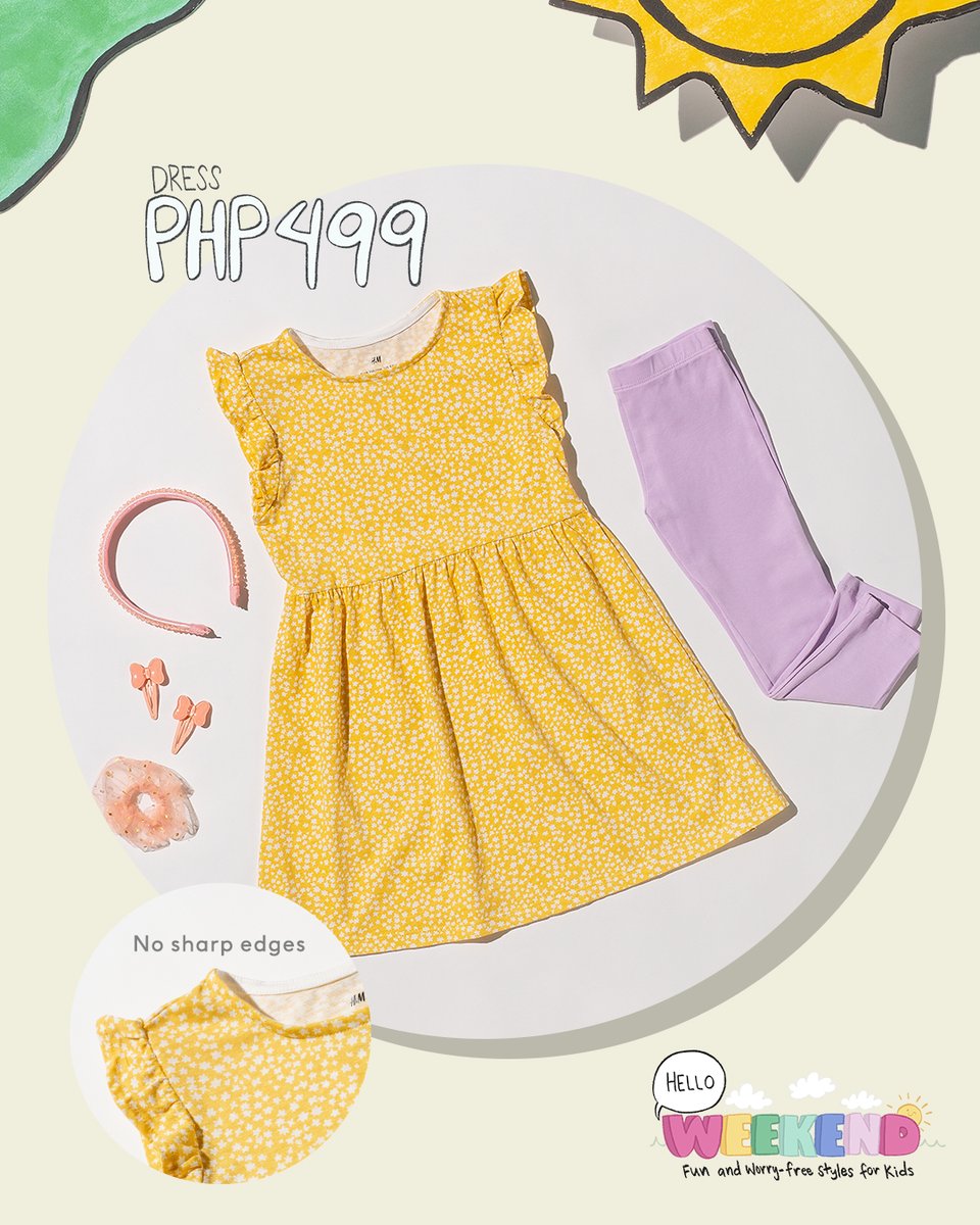 hmphilippines's tweet photo. ๐ข Safety first: No sharp edges in all our kidswearโ no need to worry on tiny scratches from clothes! ๐
#HMHelloWeekend #HMKids
Shop this dress at P499 and add more pieces for a more stylish look! Shop now in stores and online: https://t.co/dfiKh1PpmL https://t.co/l0guSOHz0k