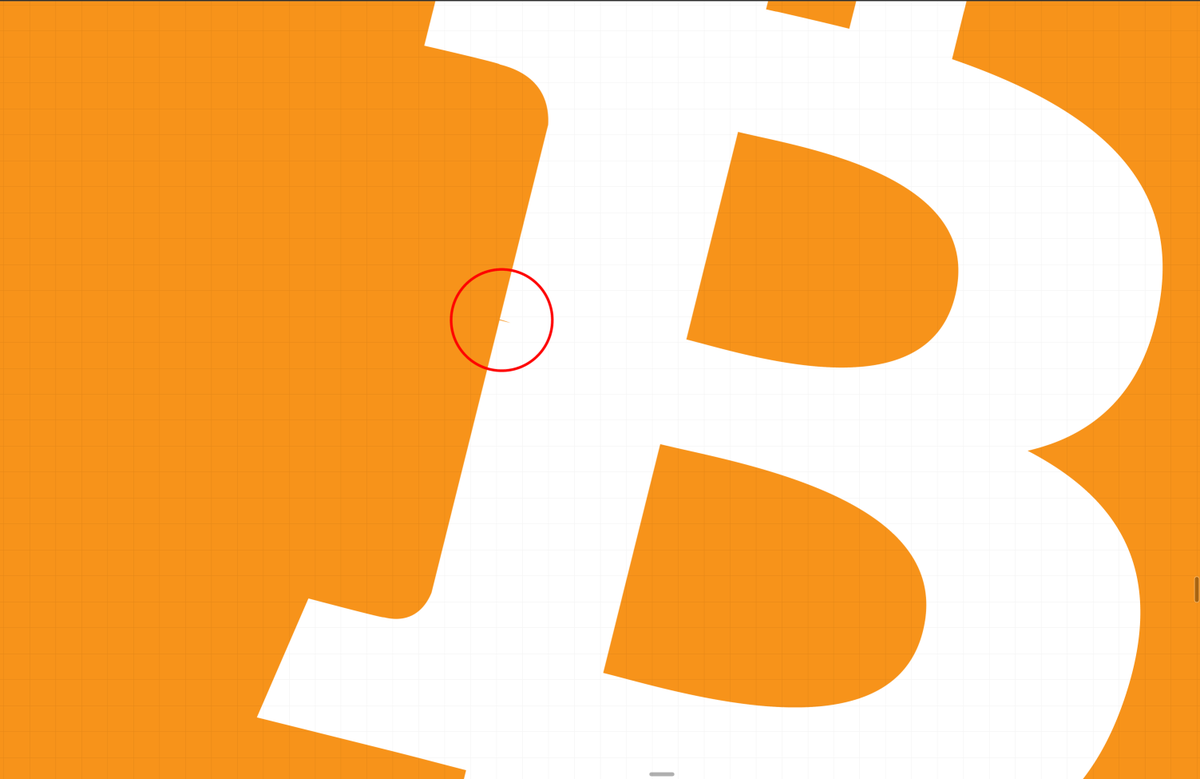 A small design detail that has stayed with many iterations of the original #bitcoin  logo since its inception in 2010