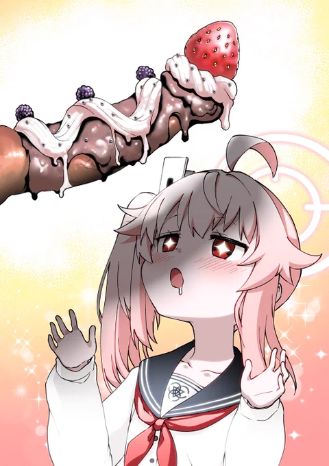 ほら〜ナツ〜齧るなよぉ〜?
#ブルアカ 