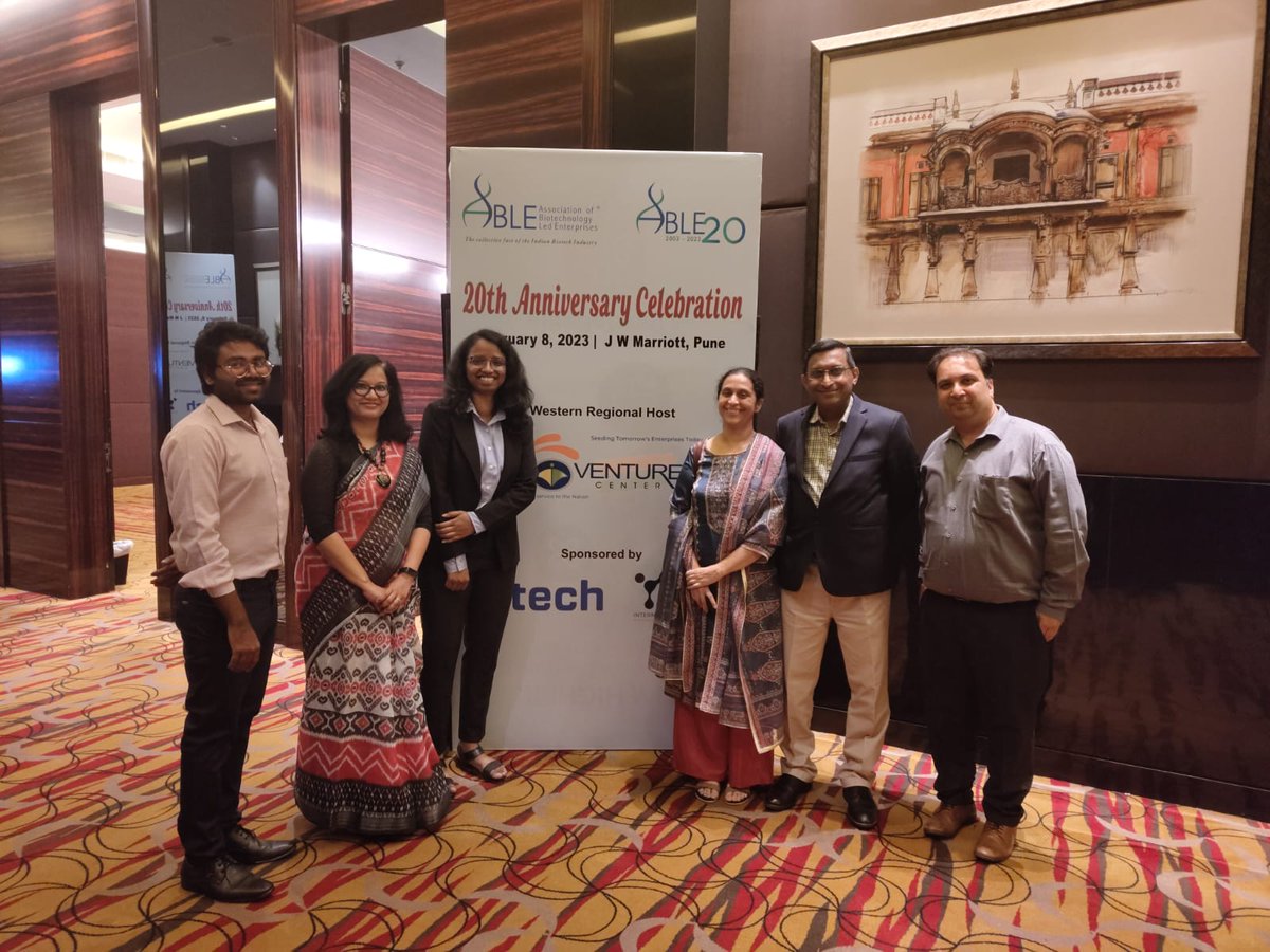 venture_center's tweet image. As host of @able_indiabio's west zone chapter, we were very happy to be a part of ABLE's 20th anniversary celebration in #pune. Sharing some glimpses from last night @venture_center! @PrajIndustries @PramodCPraj @premnathv6 @SmitaKale13 @BiracBrbc @MSInSociety @ClusterPune