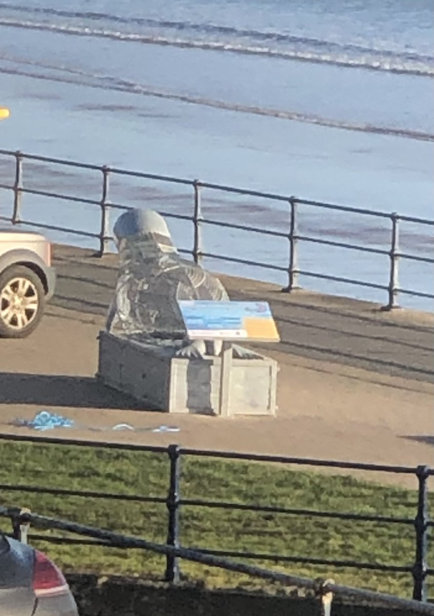 wavesfiley's tweet photo. First view of the Filey Recycle Seal! #filey #wavesfiley #fileybay #cleansea #yorkshire https://t.co/E7HRA50wBn