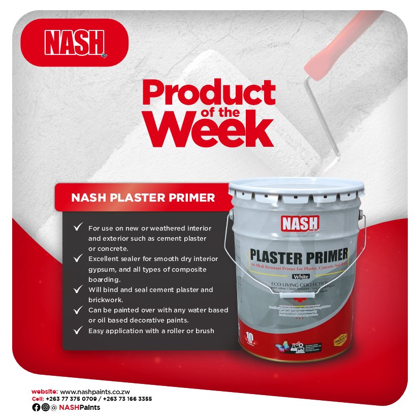 nashpaintszw's tweet photo. PLASTER PRIMER 💯🤝🖌

The #plaster #primer is important as it helps seal the plaster and is alkaline resistant which will help your paint to stick to the wall and not peel off. Wait for the plaster primer to dry before you apply your #topcoat.

#nashpaints
#plasterprimer https://t.co/hw7gKecMAv