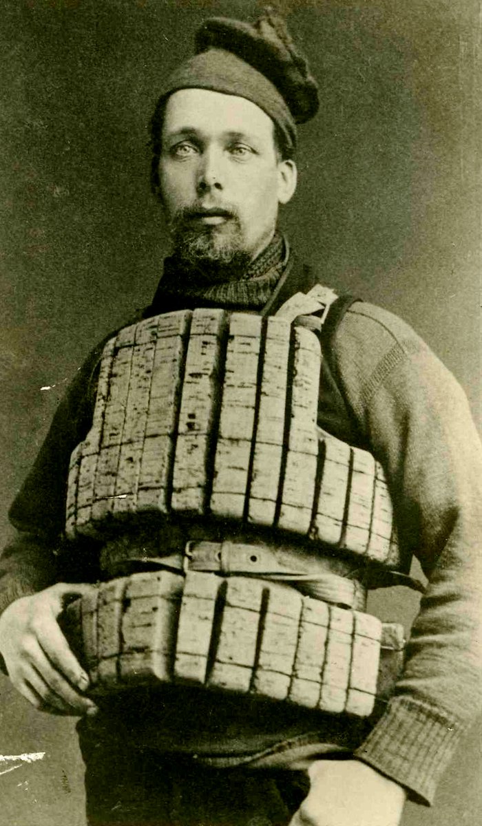 MuseumRnli's tweet photo. OTD 1861 Whitby Lifeboat with Coxswain John Storr (pictured) at the helm capsized in the 'Great Storm' whilst attempting to rescue shipwrecked sailors. Of the 13 man crew only one survived. Today we remember the 12 Lifeboatmen who gallantly give their lives on that fateful day. https://t.co/sXxijyfKUV