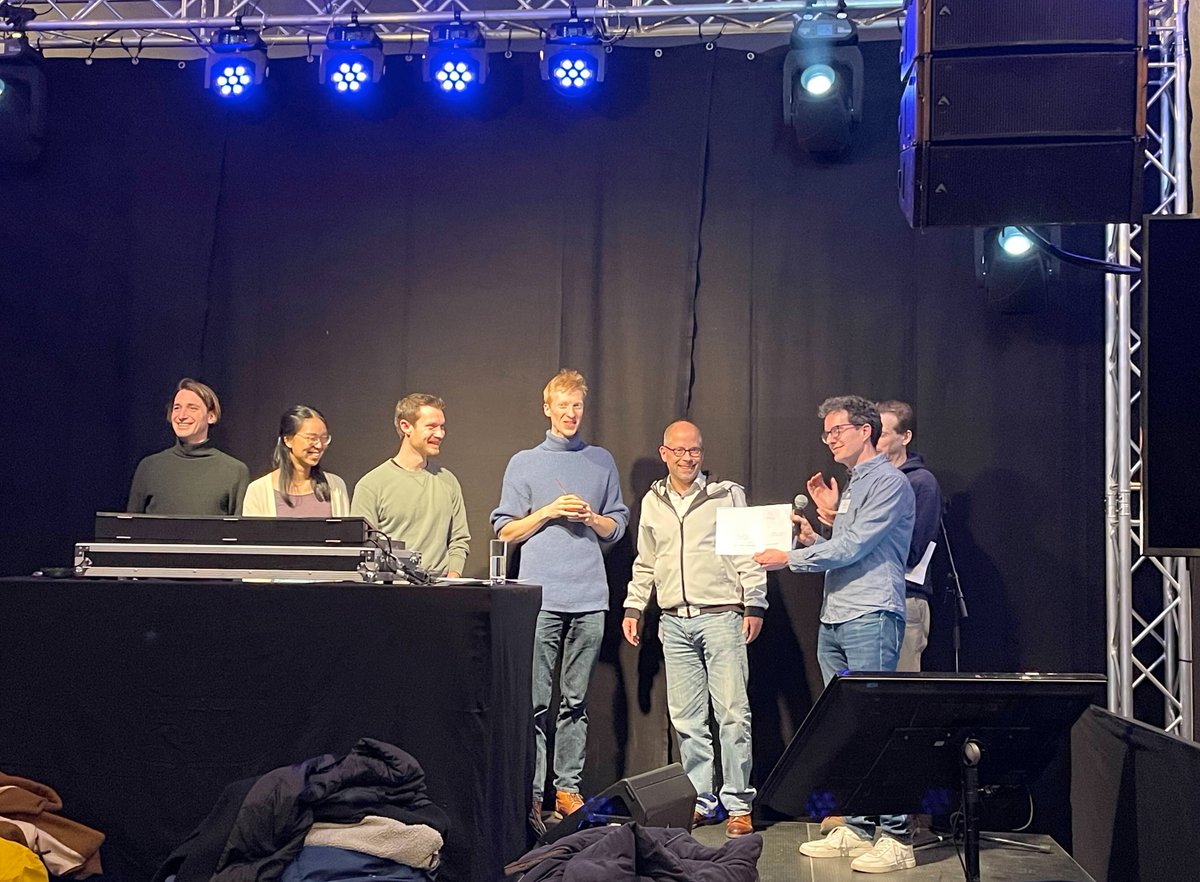 What an honor that our team, with Marcel Hinsche and Marios Ioannou in the lead, has won the best poster award at #QIP2023.