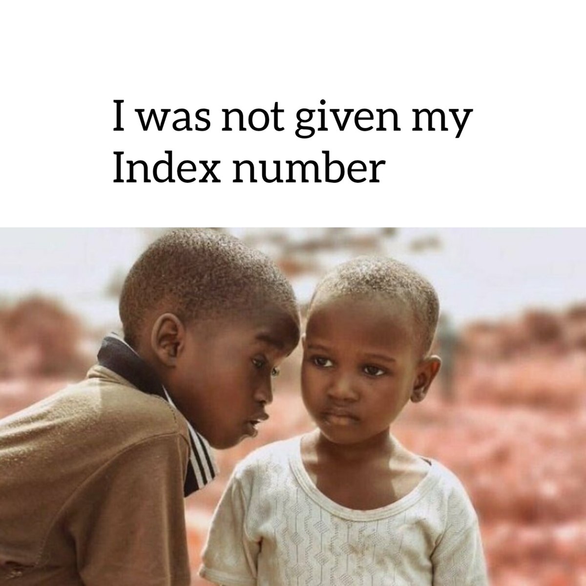 What's your index number 
#UCE2022