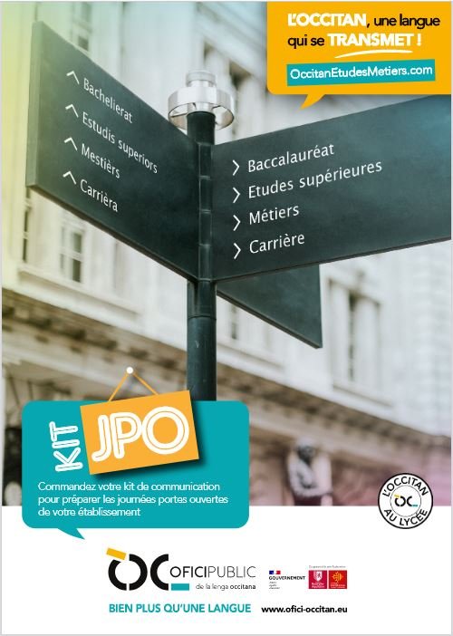 ofici-occitan.eu/fr/en-2023-cho…
Le Lycée Joseph Saverne de #LIsleJourdain propose l'#EDS #Occitan.
Sur le site « Occitan Etudes Métiers » (occitanetudesmetiers.com), les élèves #terminale peuvent retrouver l’ensemble des formations initiales accessibles après le Bac en lien avec l’occitan