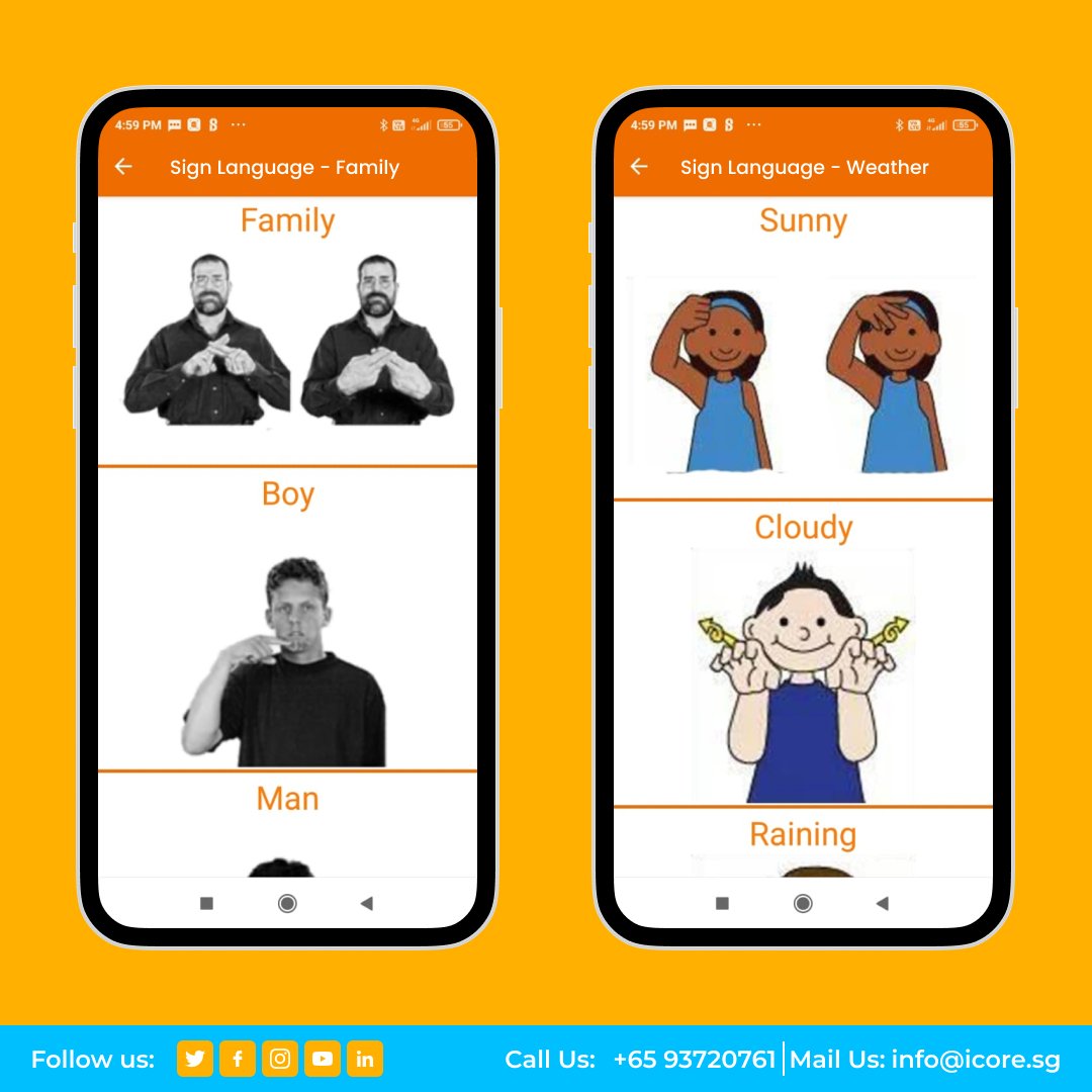 iCore_sg's tweet photo. 🎉Exciting news!🎉
Looking for an easy-to-use #Sign #Language #Recognition App?📱
Look no further! Contact us to #appdesign
👉Visit Our Website:-https://t.co/AkO7ZKXGxB
📲Call Us/WhatsApp us:- +65 93720761
📩Email:- info@icore.sg

#appdevelopment #Innovation #iCoreSG 💻📱" https://t.co/RLbZf0oGew