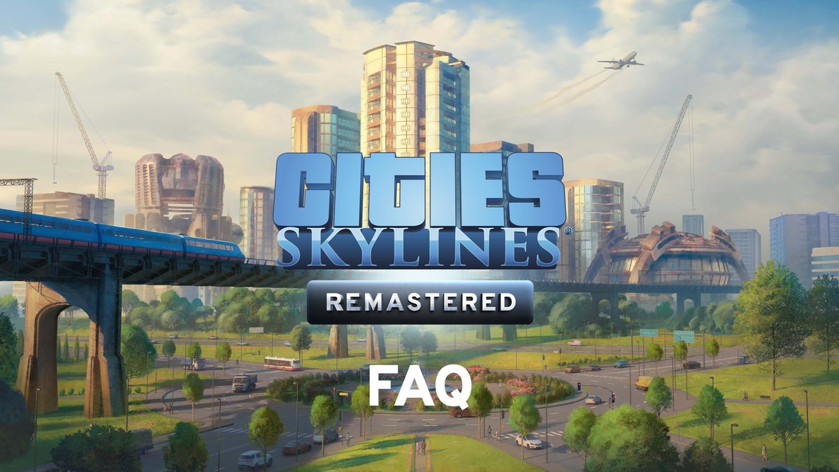 Skylines on Twitter: "City Builders, We've put together an FAQ thread with answers to the top questions we've been receiving about Console Find it here - https://t.co/AFP51tWnNh https://t.co/eBqNnkH4XB" / Twitter