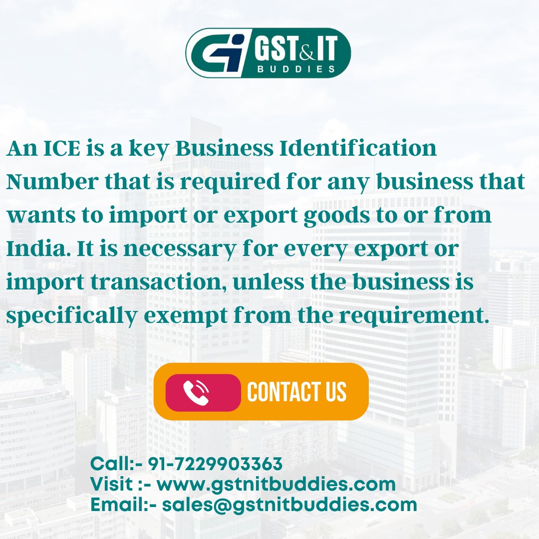 VinodmeenaMeen9's tweet image. hat is Import Export Code?
#ieccode #importexportcode #importexportbusiness #code #coderegistration #llp #business #taxconsultancy #taxservices #taxconsultancynearme #accountingservices #taxreturn #gstfilingservices #gstregistration #taxreturns #importexport #MSME #msmeindia