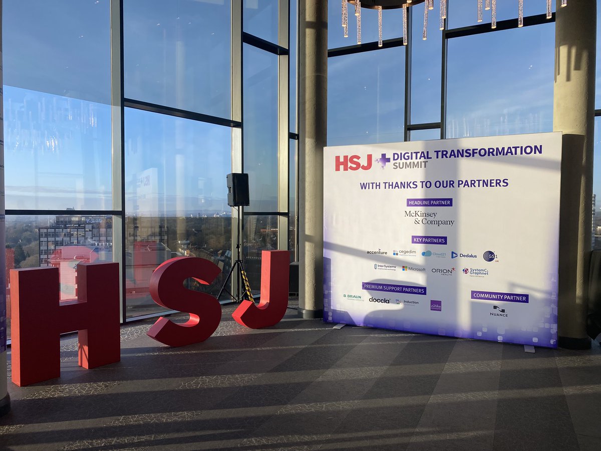 Natashamobile's tweet photo. Excited for the start of the @HSJnews Dogital Transformation Summit. #NHS #HSJ #HSJEvents https://t.co/KzcLxdJCs9