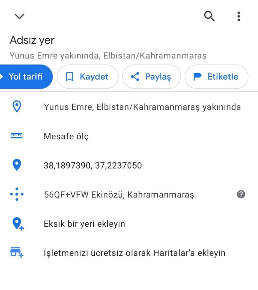 Kahramanmaraş Elbistan'da dışarda kalan vatandaşlar, Spor salonuna geçebilirler. Yatak battaniye mevcut.

Yayalım