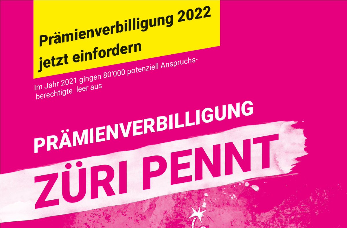 Die @al_zuerich hat sie wachgerüttelt: Die #SVA schickt allen, die angeschrieben wurden, aber den Antrag auf Prämienverbilligung 2022 nicht retourniert haben, nochmals Post, mit dem Hinweis, dass sie noch bis 31. März 2023 Antrag stellen können. Danke SVA! #züripennt – AL rennt!