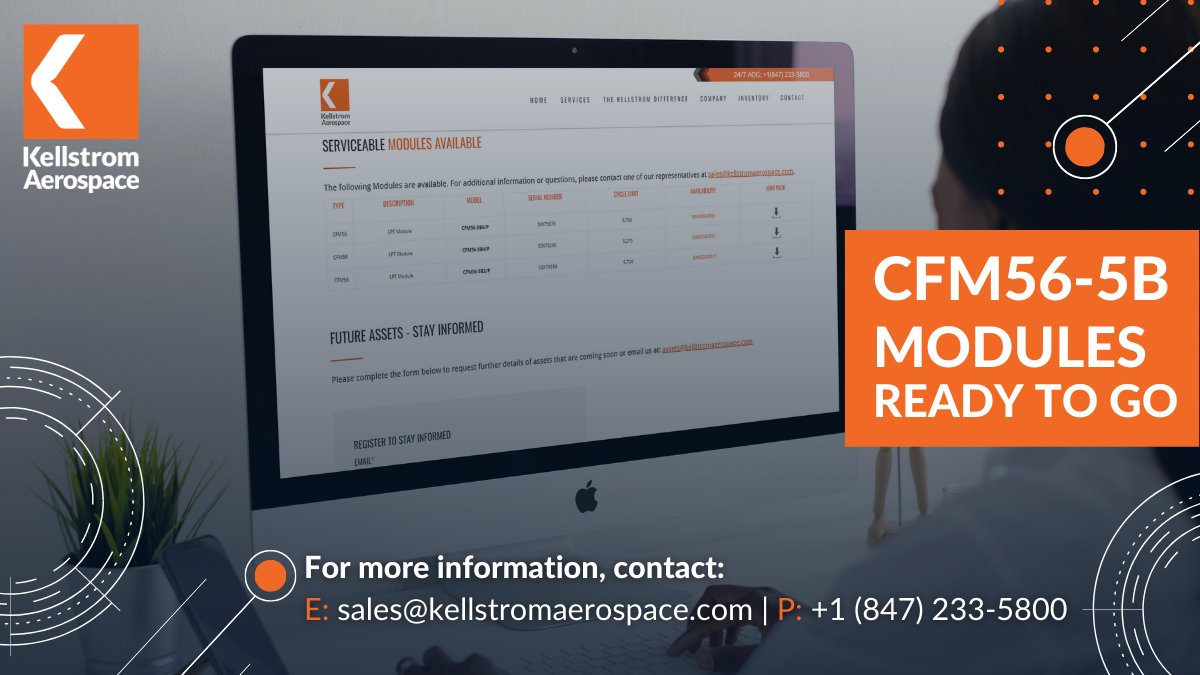 KellAero's tweet image. Serviceable CFM56-5B LPT Modules ready to go! Visit our website to shop our available inventory. Contact our team of experts with any specific requirements or additional information at sales@kellstromaerospace.com. 
bit.ly/3DKxtIv

#EngineLeasing #CFM565B