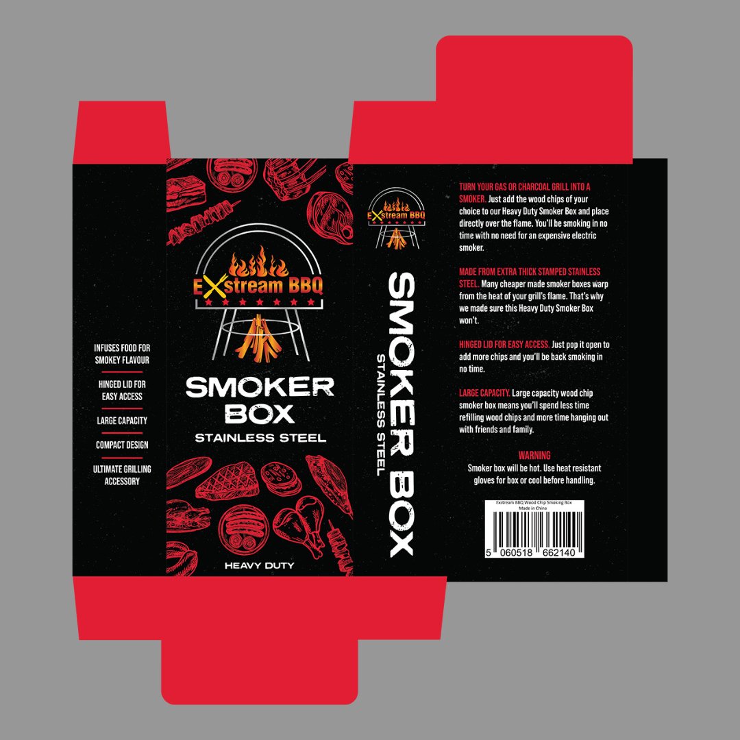 designhivetweet's tweet photo. We had a blast working with Exstream to design some super creative packaging for their smoker boxes! ❤️🔥
Check them out on Ebay and Amazon!
Services:
👉Packaging Design
#design #packaging #exstream #smokerbox #BBQ #graphicgang #graphicdesignblg #graphicart #logodesinger https://t.co/PBIxW22I3z