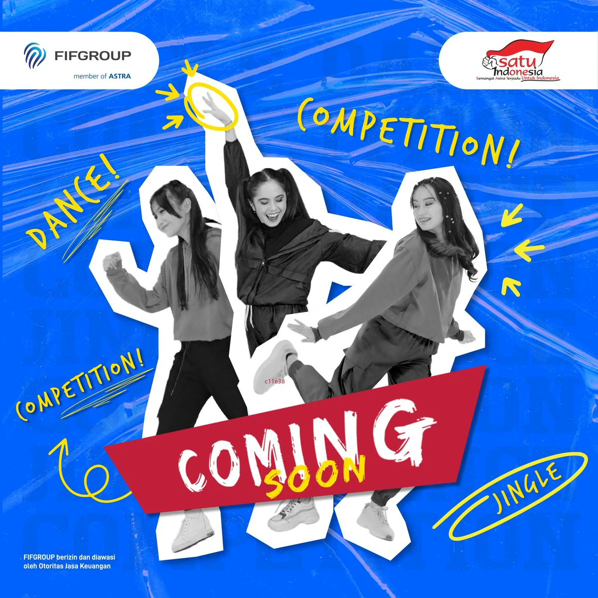 FIFCLUB's tweet photo. Jingle FIFGROUP Dance Competition 2023
Coming Soon!

#JFDC23 #FIFGROUPSatuSolusi #FIFGROUP #BetterLifeBetterFuture https://t.co/9NISyQzx8E