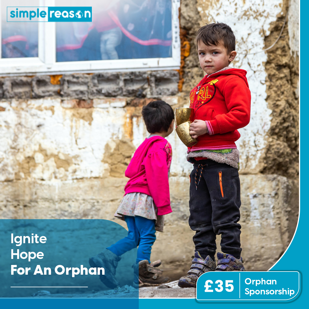 SimpleReasonUK's tweet image. Supporting an orphan is a highly rewarding act as it transforms their life for the better.

By supporting our Orphan Sponsorship programme, you can help #SimpleReason ignite hope for an orphan in need.

Sponsor a child for only £35 at - simplereason.org/causes/orphan-….