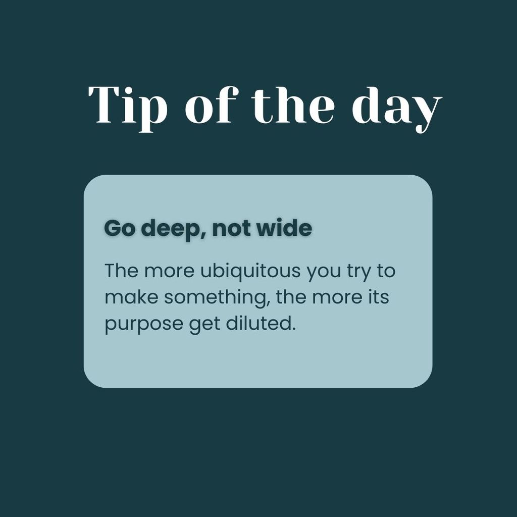 While it's tempting to go for a wider reach, it is essential to remember that the best way to build strong relationships is to go the extra mile and do more things on a personal level.  🙌

#tipoftheday #advice #successfulmindset