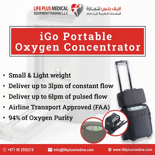 LifePlusMedica1's tweet photo. With iGo portable oxygen concentrator, receive additional oxygen when away from home, get on with your daily business, travel without concern.

Call to: +971 50 2552219
Visit: https://t.co/XSA2n1qY1v

#portableoxygen #portableoxygenconcentrator #oxygenconcentrator #oxygentherapy https://t.co/EBNlWfRx46