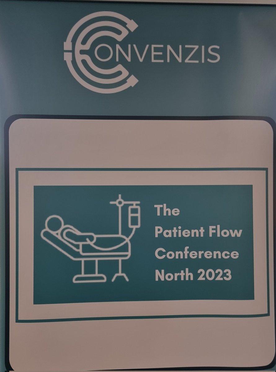 Attending The Patient Flow Conference North 2023 <a href="/Convenzis_Group/">Convenzis</a>. Great agenda lined up. Set to be a very informative day. 
#patientflow #NHS <a href="/ShropCommHealth/">Shropshire Community Health</a>
