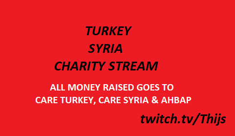 ThijsTCG's tweet photo. I'm BACK!! Now the first thing I want to do now i'm back home is a charity stream for people hit by the earthquake in Turkey &amp; Syria. 

All money made/donations goes directly to CARE Turkey, CARE Syria &amp; @ahbap. 

Lets help some people in need!! 💪♥️ https://t.co/WYmYxXEDrN https://t.co/8RqM6wegTN