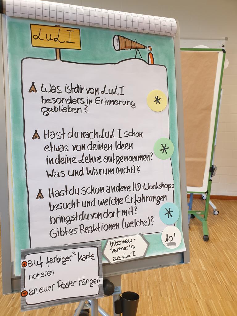 Heute Wiedersehensfreude im zweiten Teil unseres Grundlagenworkshops "Lehren und Lernen" des <a href="/SeLL_hhu/">Service-Center für gutes Lehren und Lernen (SeLL)</a>
 an der <a href="/HHU_de/">Heinrich-Heine-Universität Düsseldorf</a> .