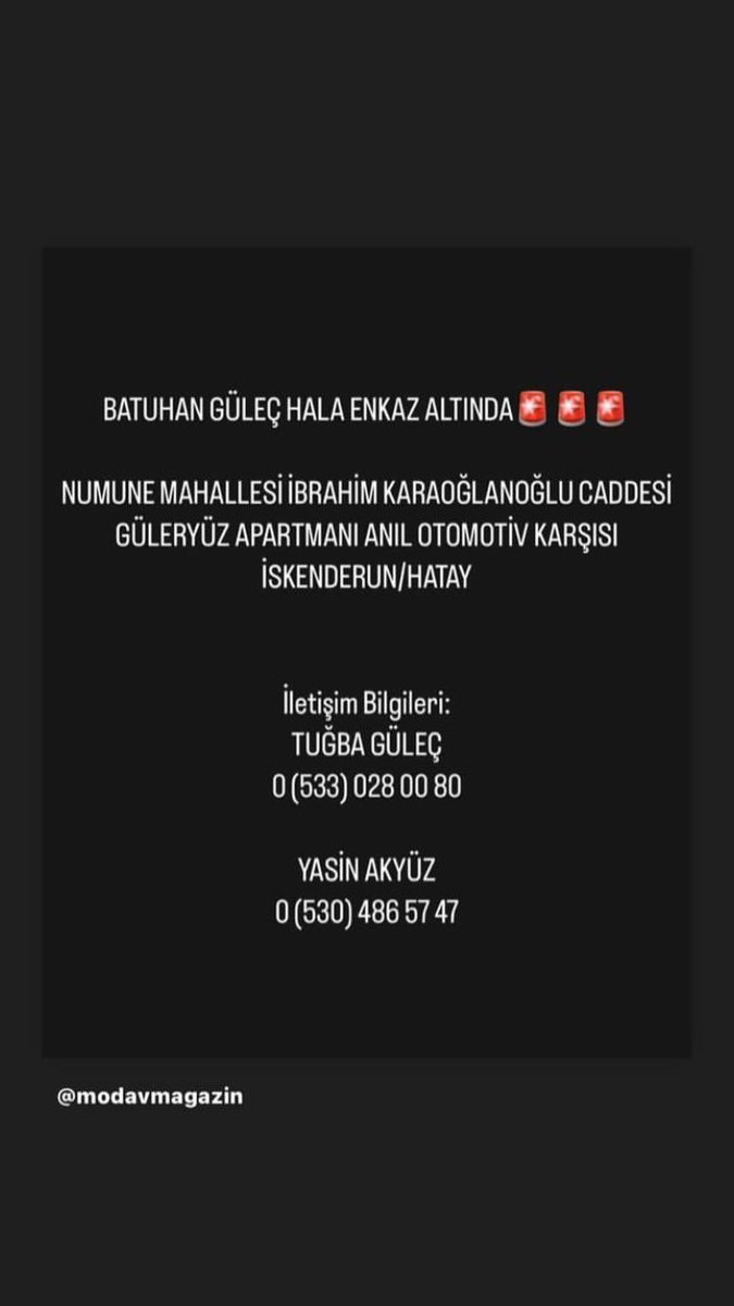 emirrsever's tweet photo. 🚨ACİL YARDIM ÇAĞRISI🚨 
#Turkey #TurkiyeDeprem #antakyahatay #hatayyardimbekliyor #enkazaltındayım #deprem #hatayyardimbekliyor #hatay #enkaz #ulaşamıyoruz @ahbaphatay @ahbapacil @OguzhanUgur @AFADHatay @UmkeHatay @HatayBSB @BabalaTv @ProfDemirtas https://t.co/ivtiaZgLFd