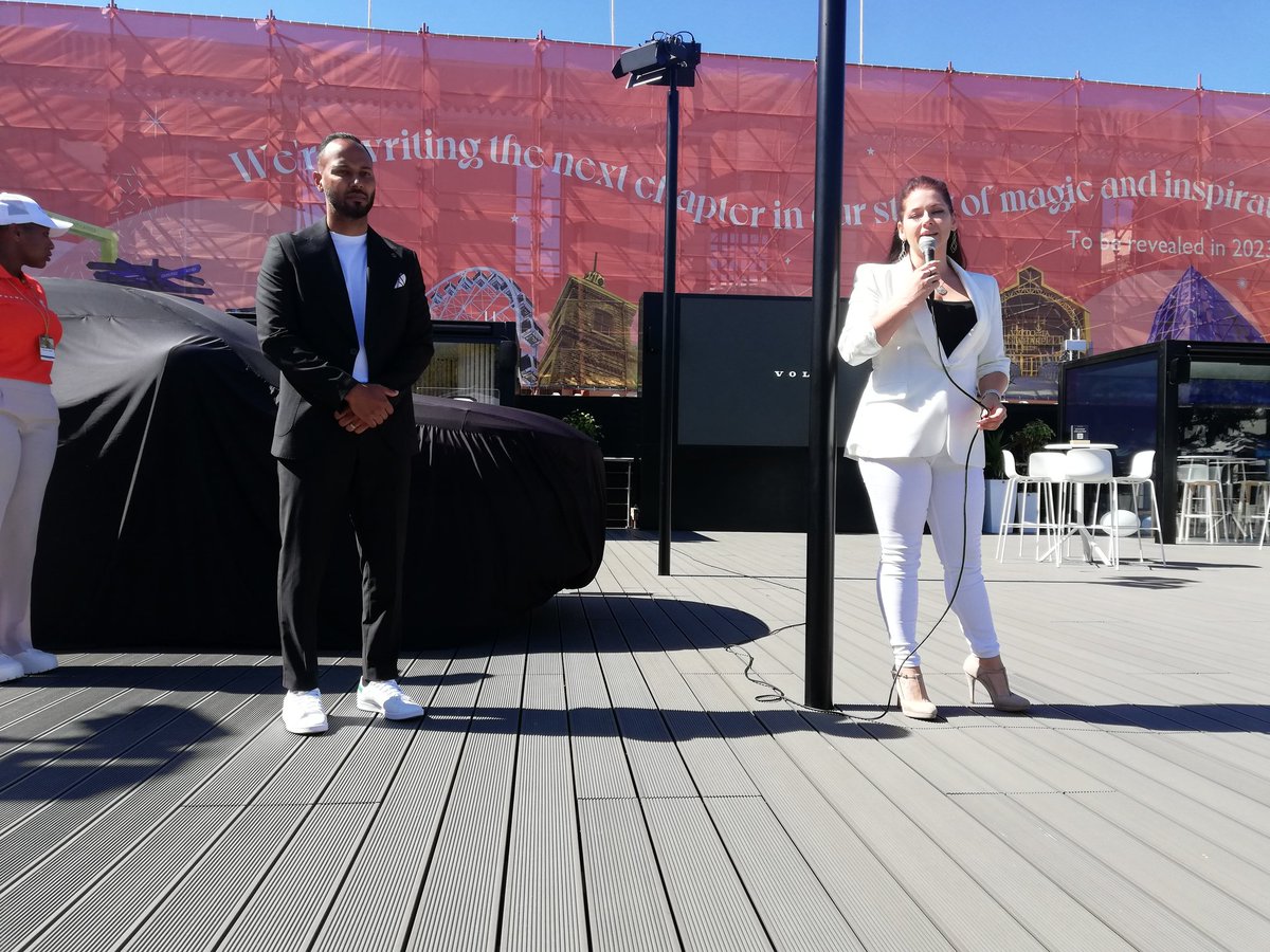 KyleSplice's tweet image. Sneak peek at the @VolvoCar_SA C40 recharge at the @Volvo_OceanRace stand in the @VandAWaterfront. Expected to arrive in the second half of 2023.