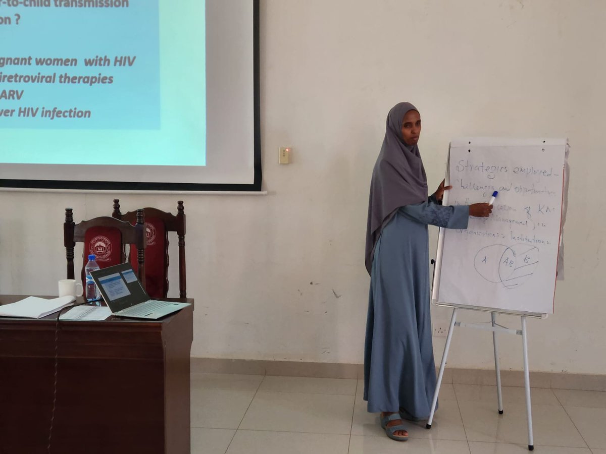 Afidep's tweet photo. Happening this week at Jomo Kenyatta University of Agriculture and Technology (JKUAT), Kenya. 

.@LeylaHAbdullahi, Senior Research and Policy Analyst .@Afidep is training 18  .@DiscoverJKUAT lecturers on systematic review. 

#EIDM 
#SystematicReview https://t.co/HMiTIoiqV5