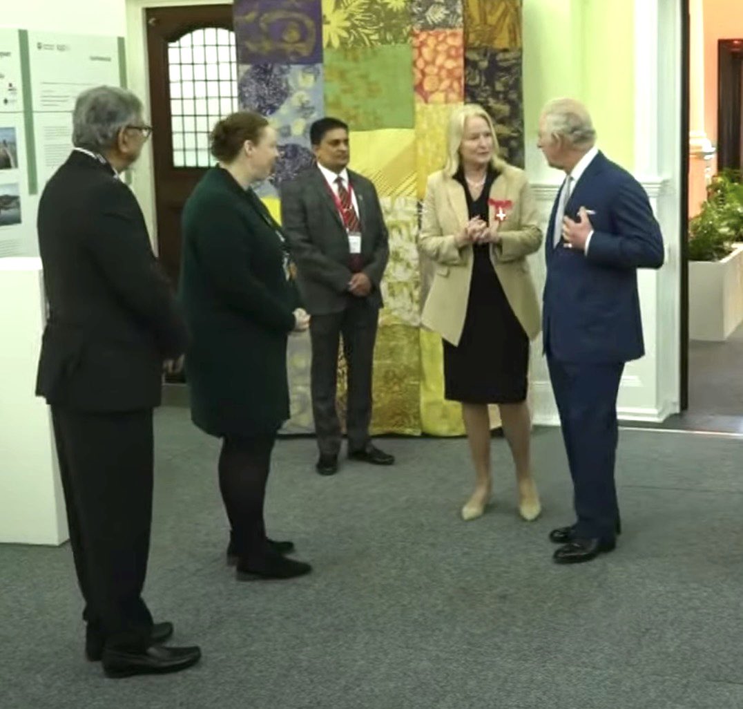 It was a pleasure to meet His Majesty King Charles yesterday <a href="/UEL_News/">Uni of East London</a> and showcase our amazing research and impact. Very proud of our work in key areas including #sustainability and thanks to colleagues <a href="/RichardLindsa16/">Richard Lindsay</a> <a href="/Netuveli/">Gopal Netuveli</a> <a href="/S_Connop/">Stuart Connop</a> @JulieWallUEL <a href="/TangeUK/">Prof David Tann</a> <a href="/ICC_UEL/">Institute for Connected Communities</a> <a href="/UELSRI/">UEL SRI</a>