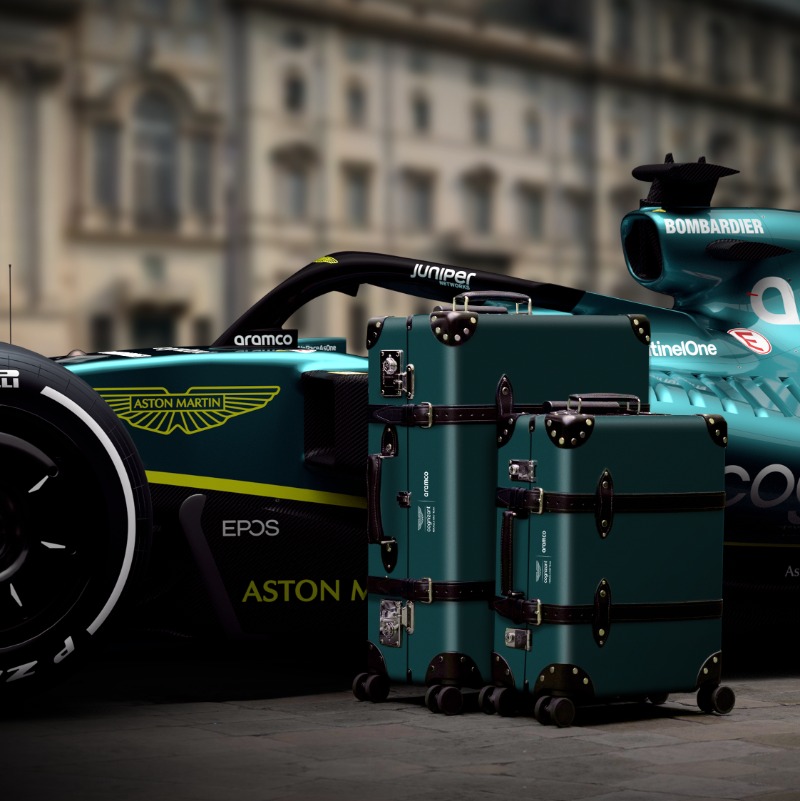 AstonMartinF1's tweet photo. NEWS: AMF1 is proud to welcome @globe_trotterUK as its Global Luxury Luggage Partner.

Famous for its premium luggage collections, the luxury British travel brand has partnered with us to collaborate on special and limited edition pieces, perfect for those who travel in style.