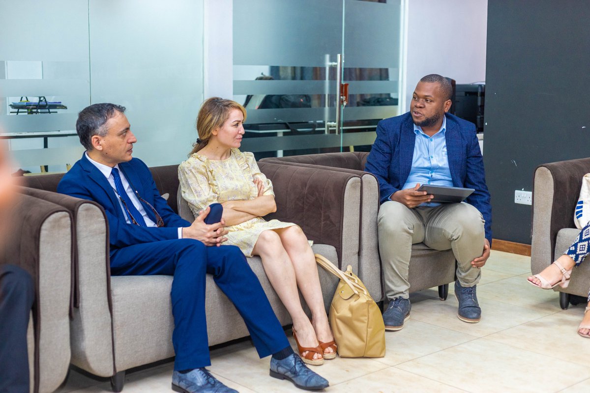VenturesSahara's tweet photo. It is truly an honor to have the Ambassador of France to Tanzania, H.E @HajlaouiNabil, at our space.
For about 10 months, we have been working with the @FranceTanzania through the #InnoversityProject, designed to support Tanzania HEIs toward third-generation universities. https://t.co/QBcC8QtFjf