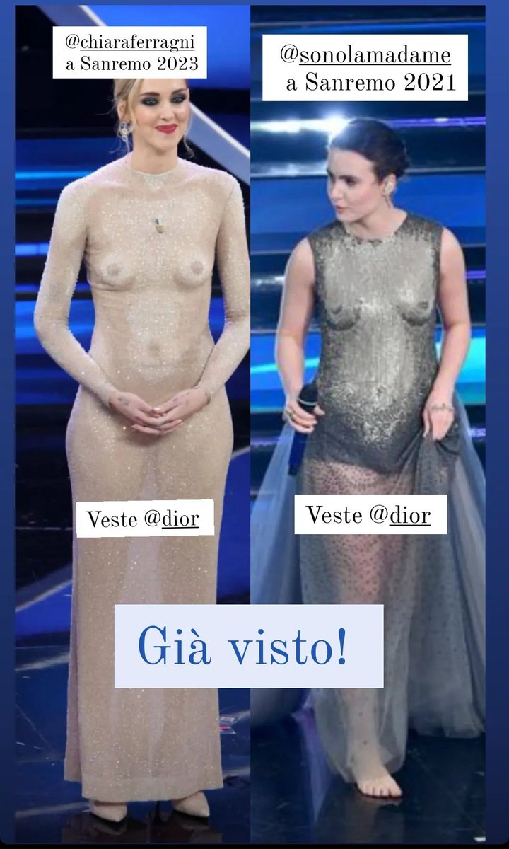 jessy_toby's tweet photo. Perché nessuno lo ha notato? 
#Sanremo2023 @ChiaraFerragni @sonolamadame #Ferragni https://t.co/GqbPQoySO9