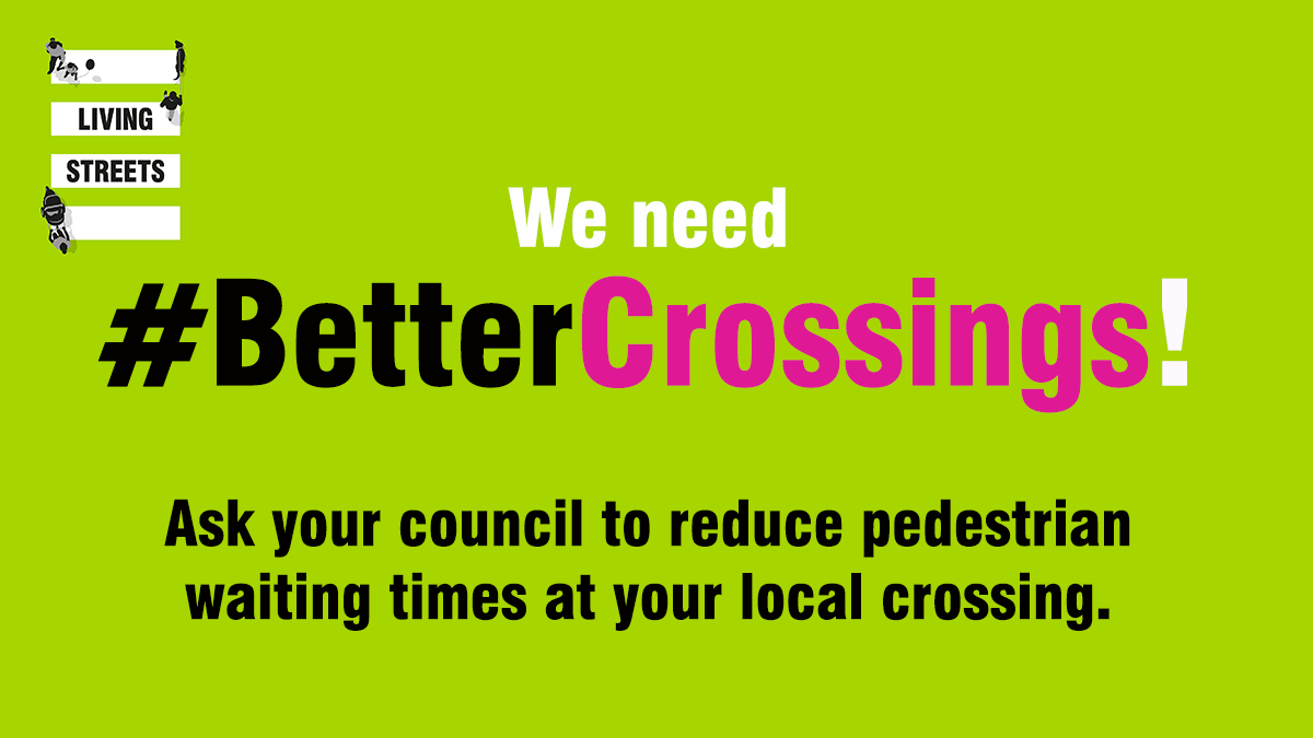🧮The numbers add up. If we want to get more people walking, we need #BetterCrossings.

🛠️Use our simple tool to ask your council to fix a local crossing: e-activist.com/page/121699/ac…