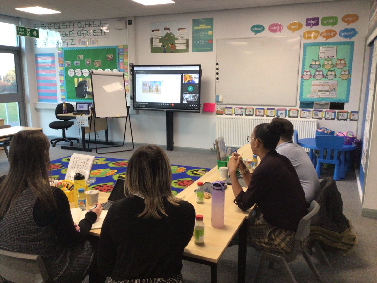RiversPrimary's tweet photo. Every day is a school day. Breakfast TeachMeet led by @edpuzzle this morning. We're looking forward to enhancing our AfL through our #iPadsforLearning digital technology and further sparking our children's creativity and curiosity. https://t.co/nnYURQGZHO