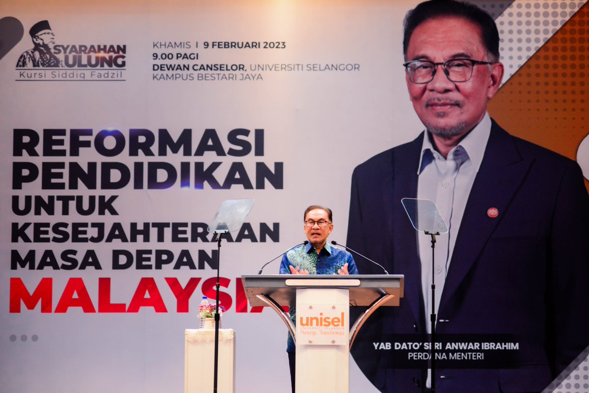 ForUnisel's tweet photo. Universiti Selangor (UNISEL) menerima kunjungan rasmi dari Perdana Menteri Malaysia Ke-10 YAB Datuk Seri Anwar Ibrahim
-Admin-
#unisel #uniselian #uniselshahalam #uniselawesome #uniselbestarijaya https://t.co/rWl2Z1bt3I