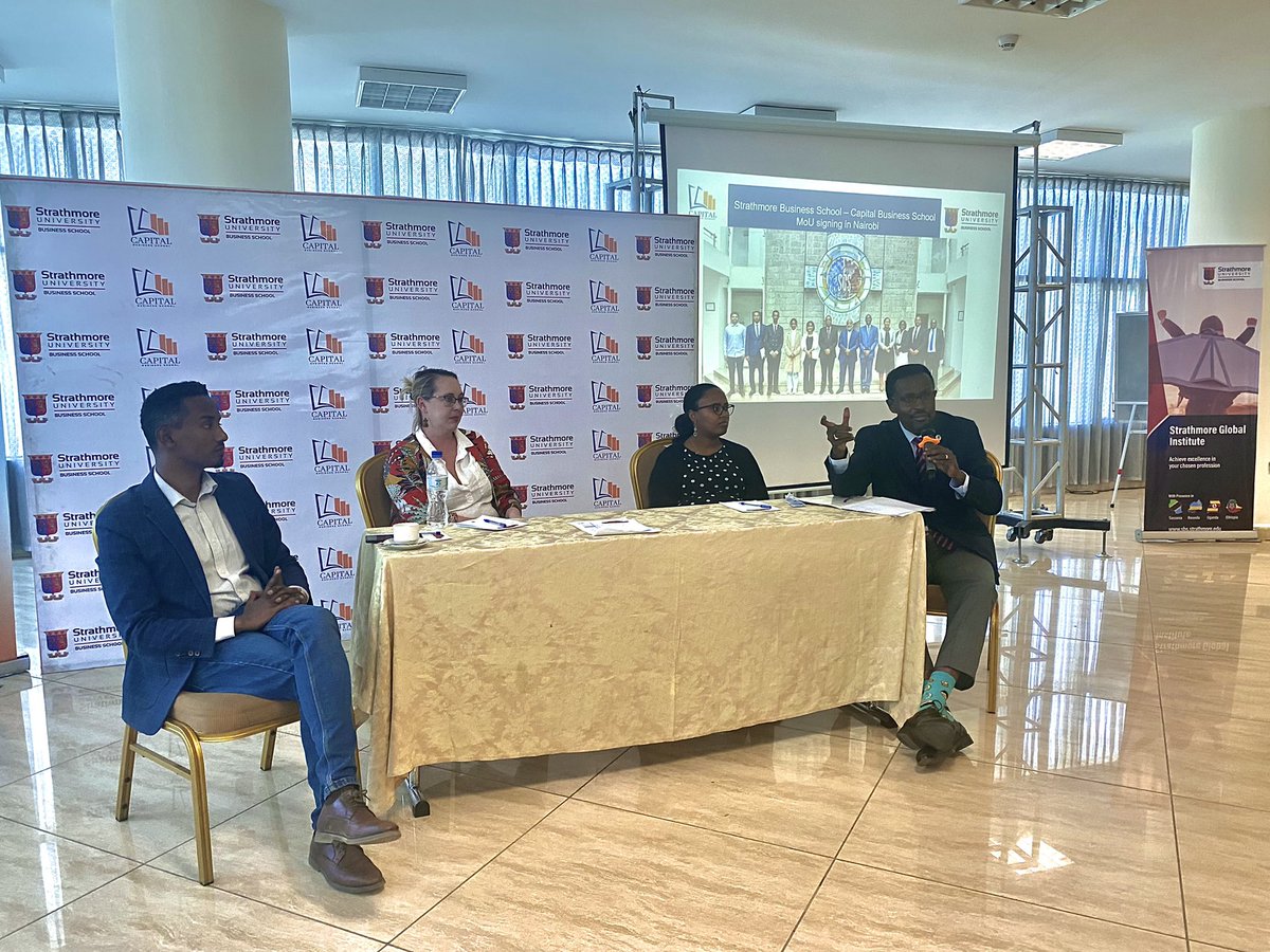 At the launch of <a href="/CBS_Capital/">Capital Business School (CBS)</a> , a lively panel discussion is currently taking place, focusing on the critical issue of Talent Capability Gaps in #Ethiopia and exploring the way forward to bridge these gaps and drive progress in the country.