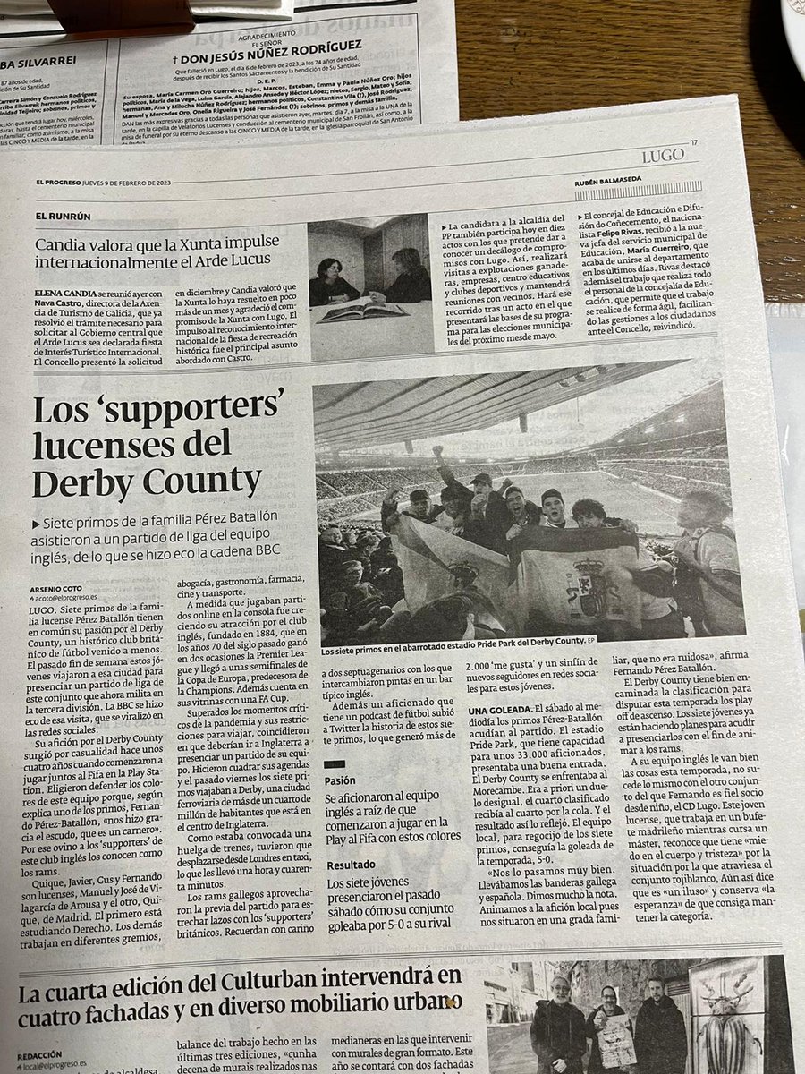 GalicianRams's tweet photo. Galician Rams have reached the Spanish press https://t.co/tpiCPp7F8n