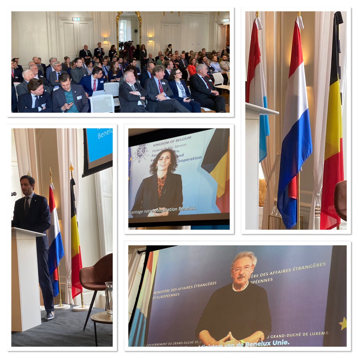 PJKleiweg's tweet photo. Lancering van het Nederlandse voorzitterschap van de @beneluxunion in @GemeenteDenHaag 

Met ministers @WBHoekstra 🇳🇱, @hadjalahbib 🇧🇪 en Jean Asselborn @MFA_Lu 🇱🇺

De Benelux is kraamkamer van de EU en aanjager van de interne markt, regionale integratie en de grenssamenwerking. https://t.co/EMMIAiMtnr