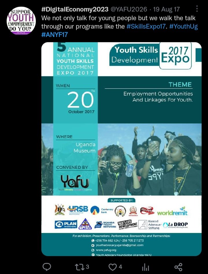 OpenSpaceUganda's tweet photo. Pictorial
#TBThursday
#ANYF17 https://t.co/K6QLsn8VUm