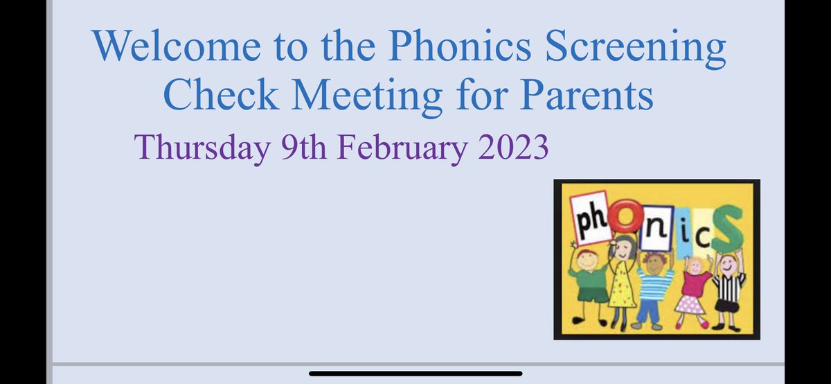 Thank you to all the parents that came along to the Year One phonics workshop this morning. Some brilliant feedback from parents already. If you couldn’t make it and would like a copy of the slides, please email into the office #workinginpartnership