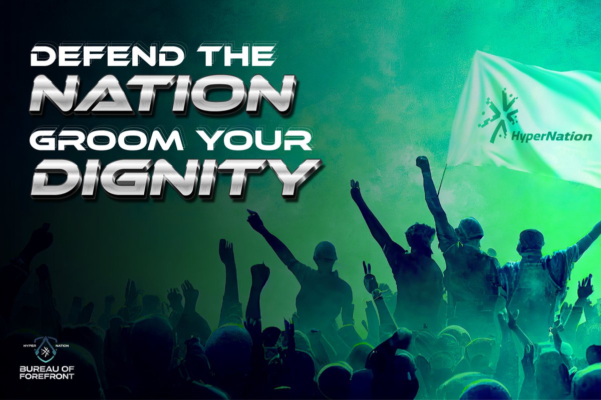 Build a fortress 🏰 to protect the rights and civil liberties 🗽 of our citizens together.

#hypernation #metaverse #defi #dao #blockchain #gamefi #crypto #nft #eth #btc #hnt #hwt #hya #bof