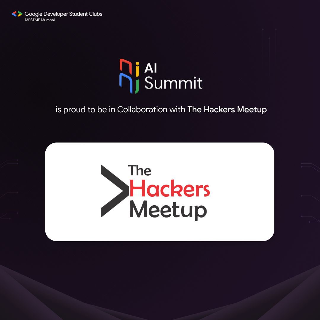 GDGoC_MPSTME's tweet photo. “The Hackers Meet-up" is a monthly must attend Meet-up which features in the calendars of security researchers, hackers and professionals around the nation.

Thank you The Hackers Meetup for collaborating with GDSC for this event✨ 
Looking forward to a great event🚀 https://t.co/sv8XSIZ97n