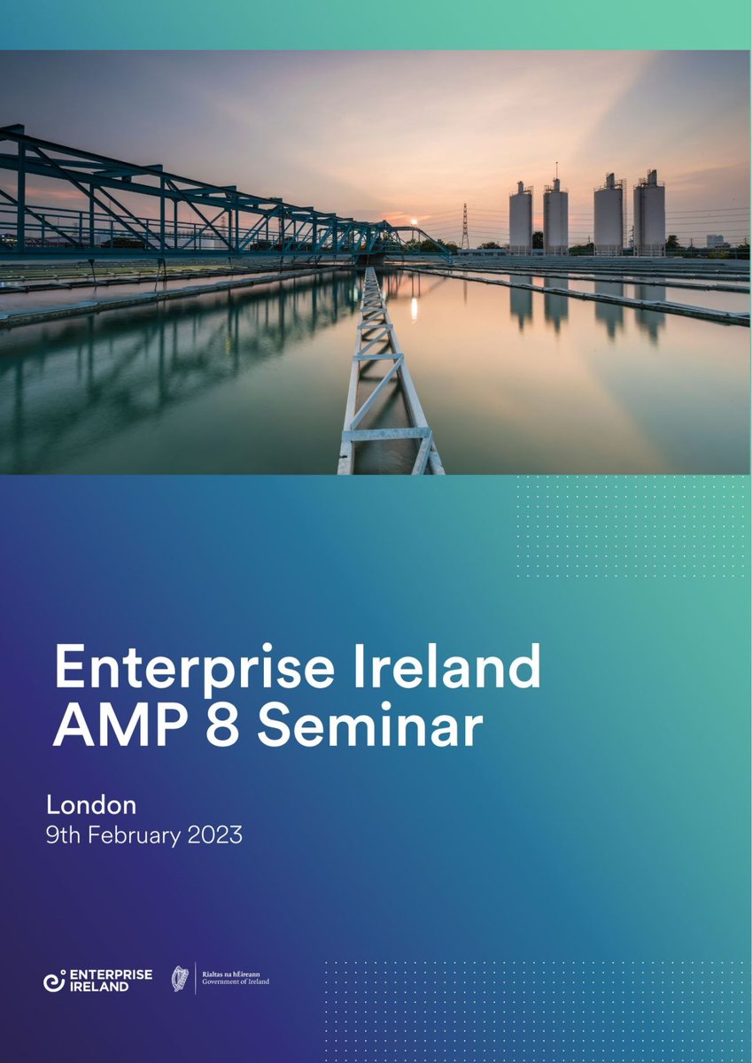 We are attending @EI_TheUK AMP8 Water Seminar in London today. VISION Consulting CEO Billy Glennon will be speaking at the event to explore challenges &amp; priorities for the Water sector as it looks ahead to AMP 8.
#Amp8 #waterindustry #wastewater